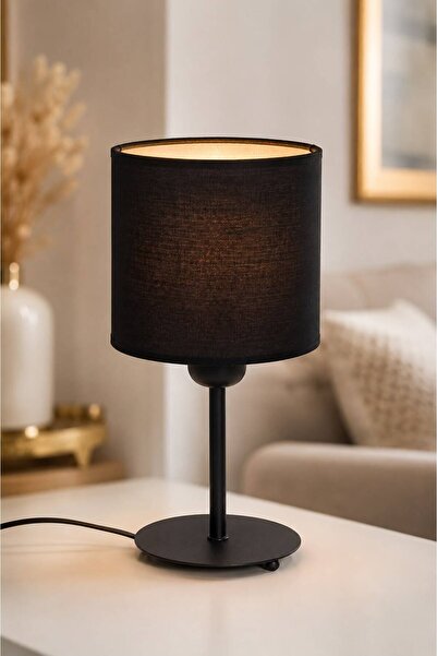 NisaLuce Lale Lampshade Black Fabric Hat | |   Table Lamp Night Light Modern ...