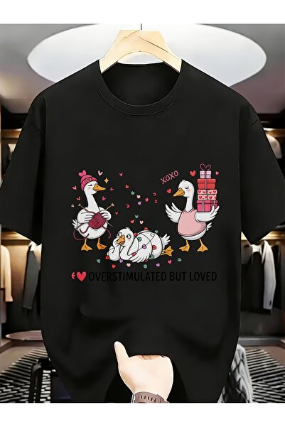 En22 Overstimulated but Loved Valentine's Day Gifts Funny Unique Spring Summe...