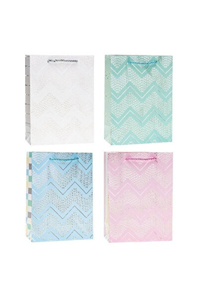 OEM Punga cadou Rozette, 31x40x12 cm, cu imprimare hot stamp, mix de modele, ...