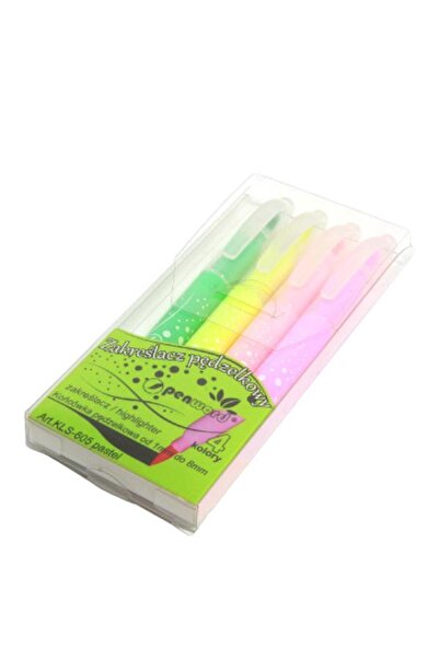 PENWORD Set 4 markere, Penword, varf ascutit, multicolor