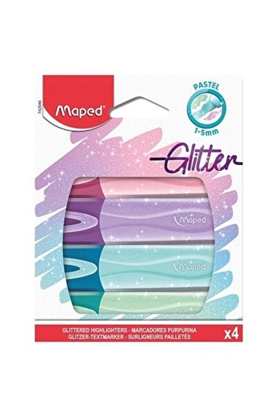 Maped Set 4 markere iluminatoare, Maped, Multicolor