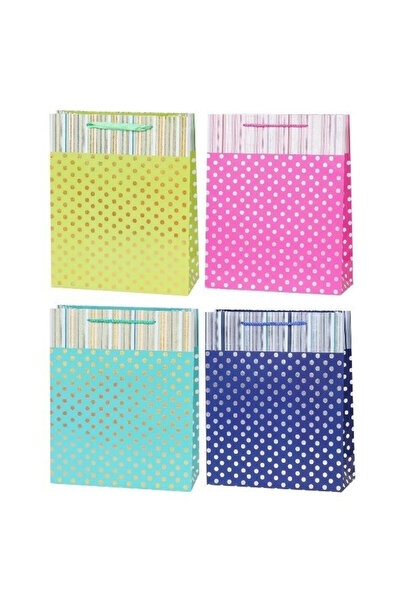 OEM Punga cadou Lux Rozette buline mix 18x23x8 cm