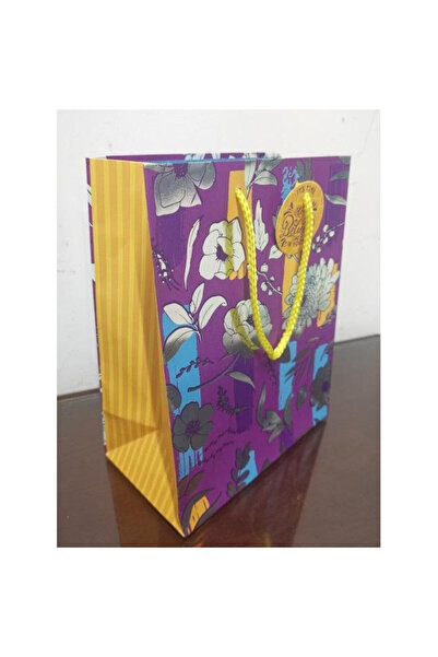 OEM Punga cadou Fresh multicolor 0x19x31cm cu model floral si bilet