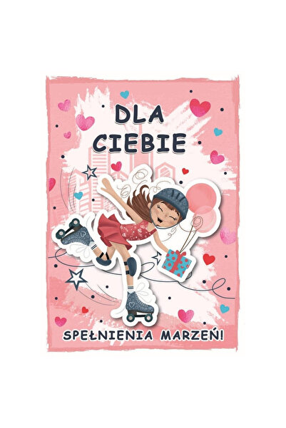 Armin Style Card de felicitare B6, cu detalii aurii si argintii, pentru fete,...