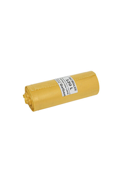 OEM ΚΙΤΡΙΝΕΣ ΣΑΚΟΥΛΕΣ ΟΙΚΙΑΚΗΣ ΧΡΗΣΗΣ 120Λ LDPE 70Χ110 ΕΚ. 10 ΤΕΜ./ΡΟΛΟ