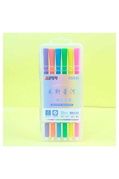 Maxx Aodemei Highlighter Pen Set 12 Pieces in Box
