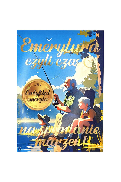 Yeku Felicitare ocazie pensionare multicolor 13.9x18.6cm