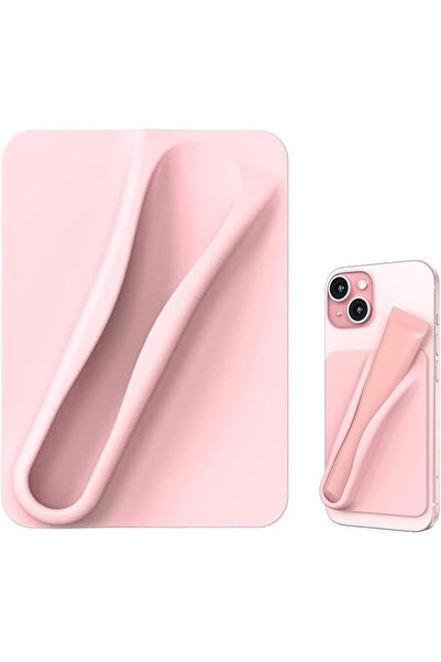 Generic Adhesive Sleeve for Cell Phone, Silky Silicone Lip Holder Stick-on Ph...