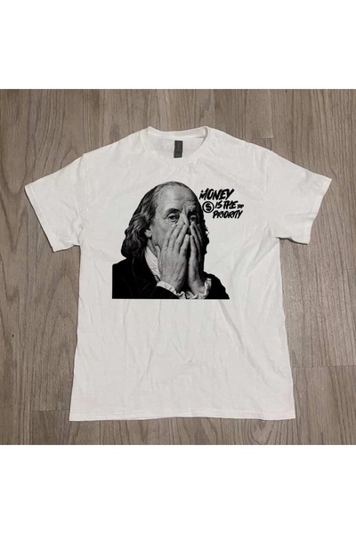 Grafftee Clothing Τα χρήματα είναι προτεραιότητα - Τυπωμένο Unisex Oversize T...