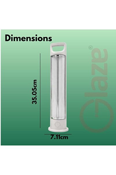 Glaze مصباح طوارئ LED قابل لإعادة الشحن، فانوس محمول فائق السطوع مع زجاج أمامي غير قابل للكسر، بطارية طويلة الأمد، أوضاع إضاءة متعددة، مصباح للطوارئ داخل المنزل وخارجه عند انقطاع التيار الكهربائي، مناسب للمنزل والتخييم