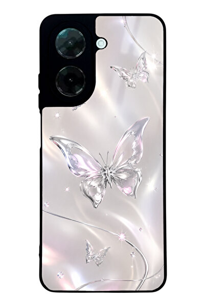 Spoyi Xiaomi Redmi A5 Crystal Whisper Butterfly Tasarımlı Glossy Telefon Kılıfı