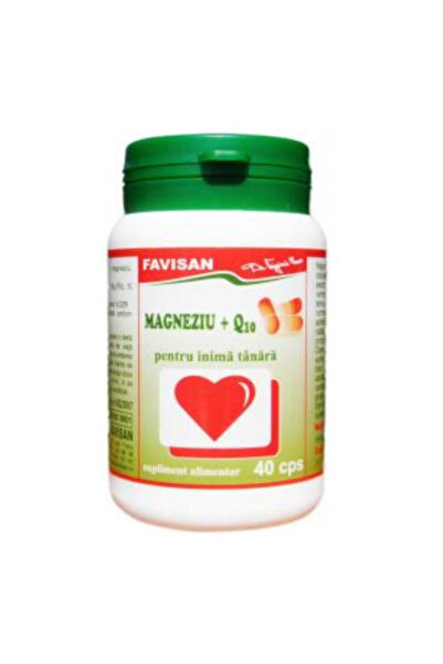 Favisan Magneziu + Q10 Favisan, 40 capsule