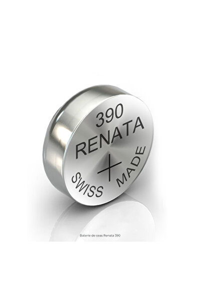 RENATA Set 10 x Baterie ceas cu oxid de argint Renata® 390 / 389 / AG10