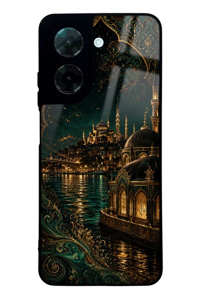 Spoyi حافظة هاتف Xiaomi Redmi A5 بتصميم ملكي لامع من سلسلة Emerald Bosphorus ...