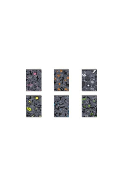 ELİSA Caiet A5 80 file in carouri set 10 buc multicolor