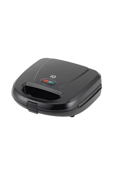 NO BRAND Τοστιέρα μαύρη IQ ST-611 750W με αντικολλητικές πλάκες και εργονομικ...