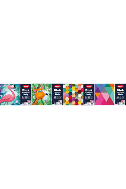 Beniamin Figurina multicolor 21x30cm set cu bloc desen A4 20 file alb