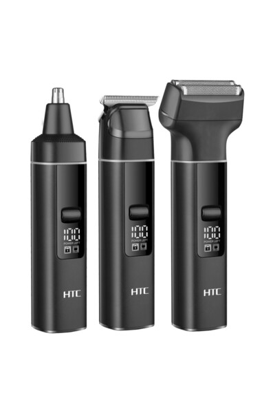 NO BRAND Σετ ανδρικής περιποίησης 3 σε 1 HTC AT-1202 5W με μαγνητικές κεφαλές