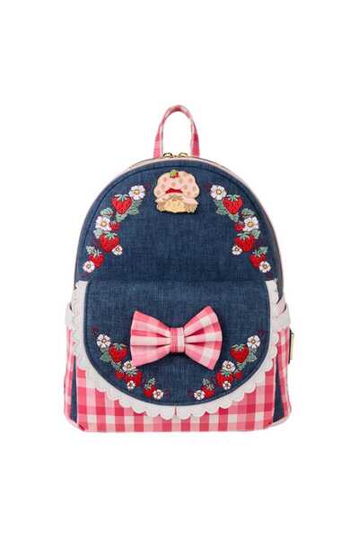 Loungefly Rucsac Mini Strawberry Shortcake, multicolor, 23x27x11cm, cu buzuna...