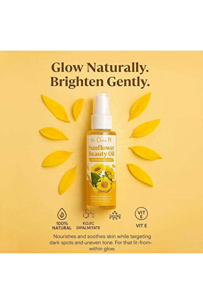 Her Choice PH Sunflower Beauty Oil with Kojic Acid – 100 ml