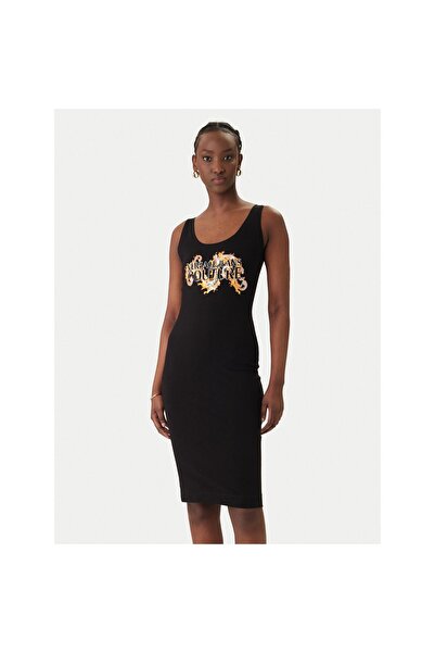VERSACE JEANS Rochie de zi cu zi pentru femei 80HAOE02 CJ00E Negru