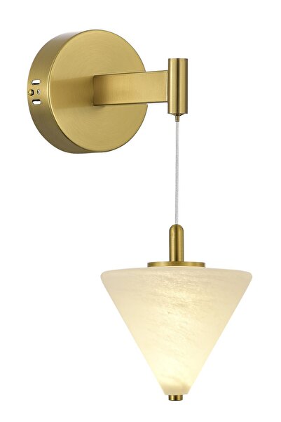 Avonni Ap-7017-8106-1 Antique Finish Sconce Led Metal Glass H: 40 Cm, Wxd: 15...