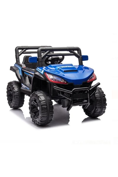 Lunix Masina Electrica Off Road Copii 12V | Negru-Bleu | Tractiune Fata-Spate...