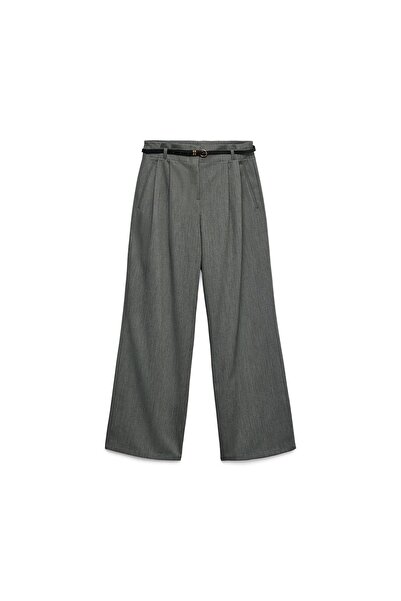 Vero Moda Pantaloni de damă din material textil 10340300 Gri