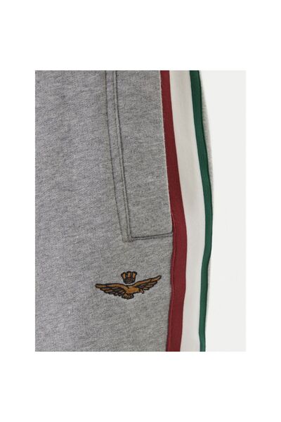 Aeronautica Militare Pantaloni scurți sport bărbați 261BF0030UF00677 Gri