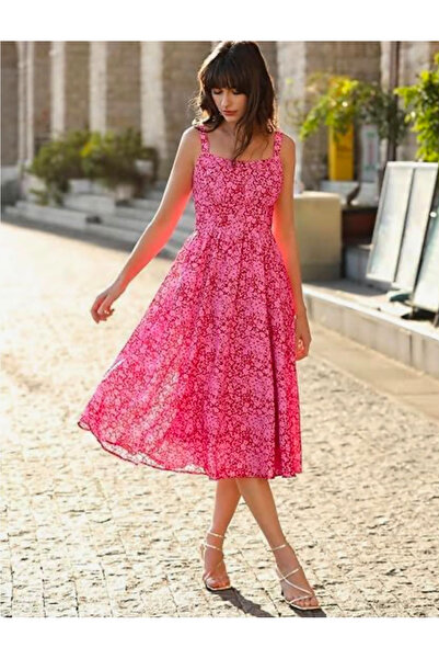 OMS Rochie de vara midi cu imprimeu floral