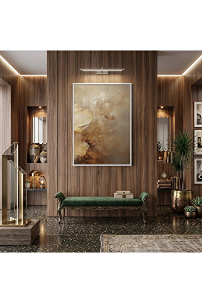 KOLAJTASARIM Textură abstractă Tonuri calde ale pământului Tablou decorativ c...