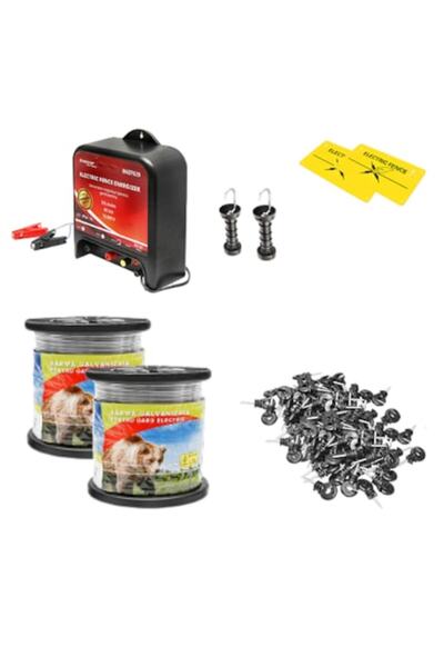 OEM URMĂTORUL ®   Set gard electric 3.5 Jouli / 12V, 200 izolatoare pentru st...