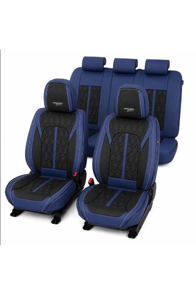 CarGuard Huse scaune auto premium, de lux, perforate, din piele ecologică, pe...