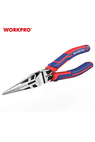Workpro 8-Inch Long Nose Pliers 200mm – Professional Needle Nose Pliers with ...