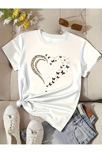 12 HERTZ Heart Print T-Shirt