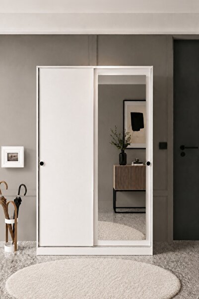 Metalia GM 454 LİVA 2 KAPAKLI SÜRGÜLÜ PORTMANTO VESTİYER
