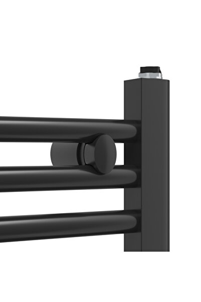 Granitan Radiator Baie Puerto, 100x40 cm, Negru, Tip Scara, 14 Elemente, 393W
