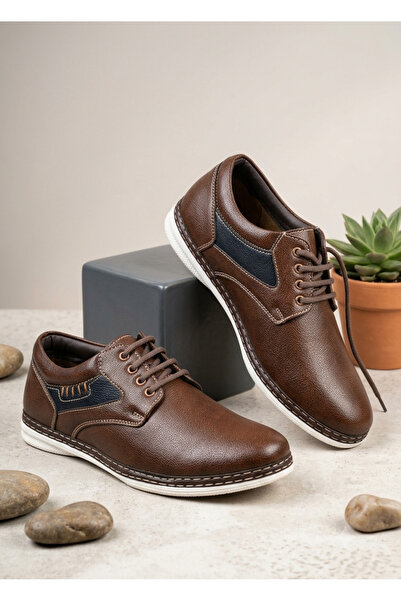 LEVIOTTO Men's Formal Slip-On Shoes | Classic Brown Office Business Dress Sho...