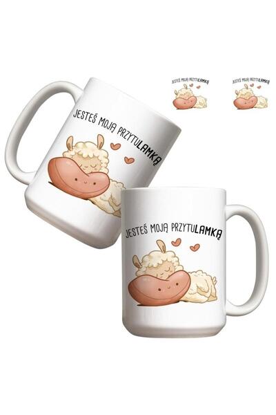 Molom Cana ceramica Jestes moja przytulamka, cu imprimeu, multicolor, 440 ml
