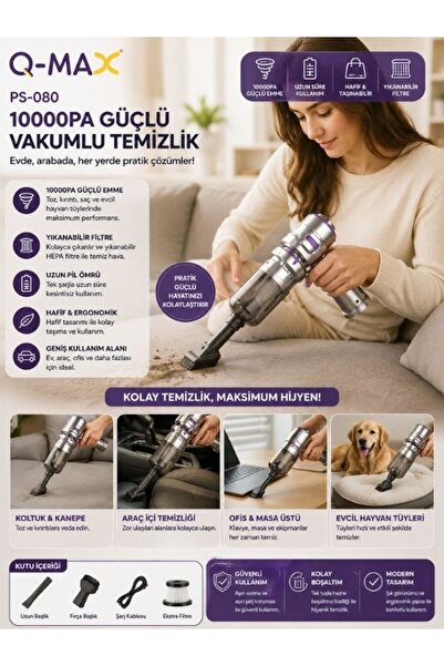 DOFİX Q-Max Vakumlu Süpürge