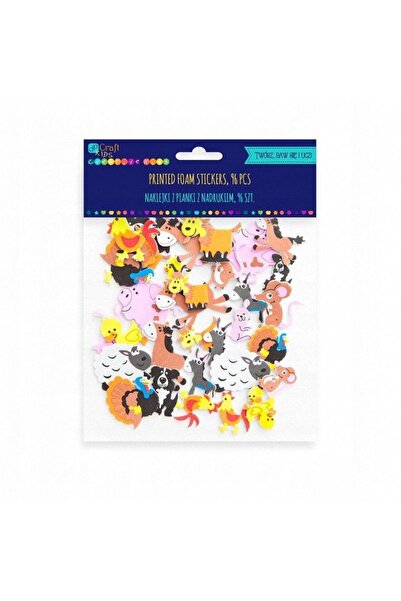 OEM Set de 96 stickere cu animale, DpCraft, Multicolor