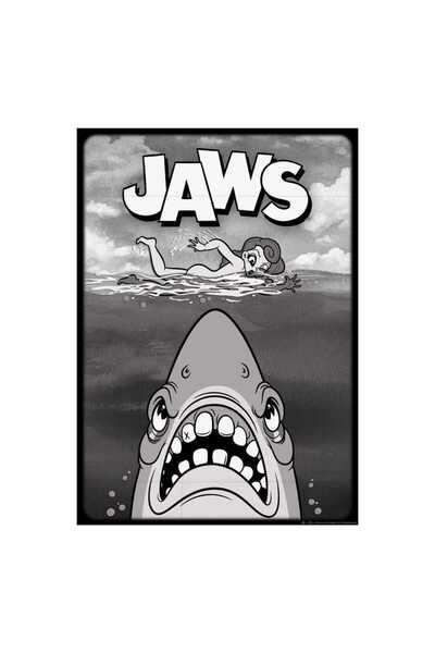 Fanattik Poster Jaws, FaNaTtik, Editie limitata, 42x30cm, gri