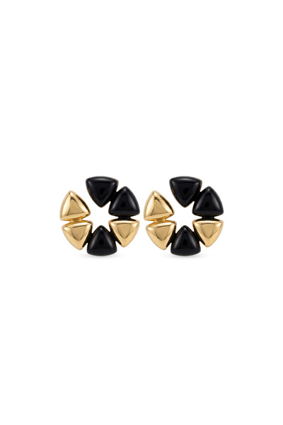 Charmist Steel Petalia Earrings Black