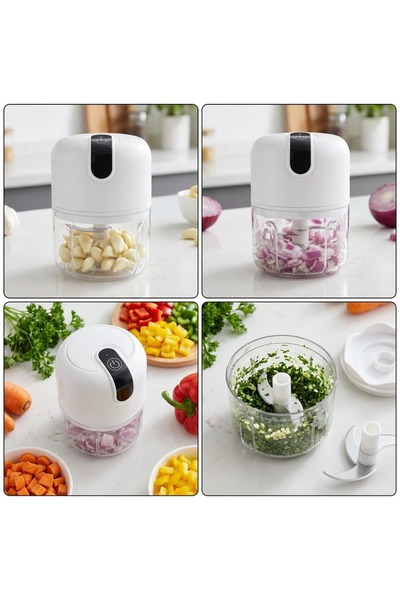 Nobrand Tocător electric portabil mini 250ml