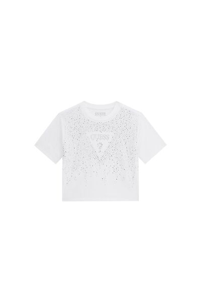 Guess Tricou de fată J6RI37K6YW4 Alb