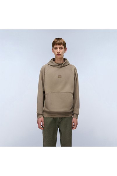 Napapijri B-Elevated Logo Men's Brown Sweatshirt