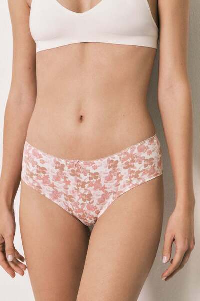 Women'secret Multicoloured Printed Cotton 7-Pack Brazilian Panties
