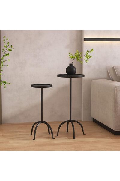 Generic Simple Modern Style Metal Side Table Set