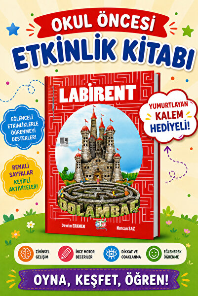 Ata Yayıncılık كتاب أنشطة ما قبل المدرسة (دولامباش)