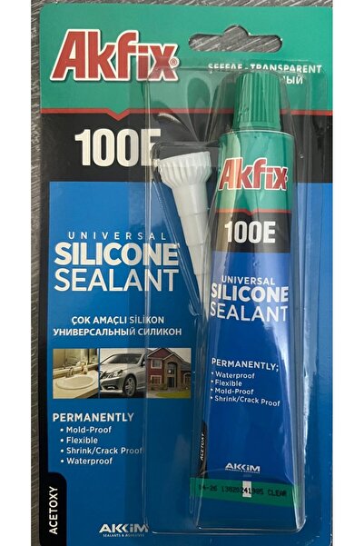 ALYA ÇELİK AKFİX 100E ŞEFFAF TÜP SİLİKON (50 ML)